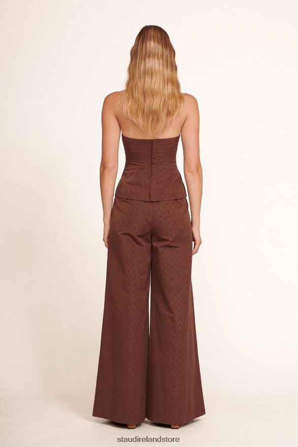 Women Clothing Chocolate STAUD OAK PANT H8RLPJ552