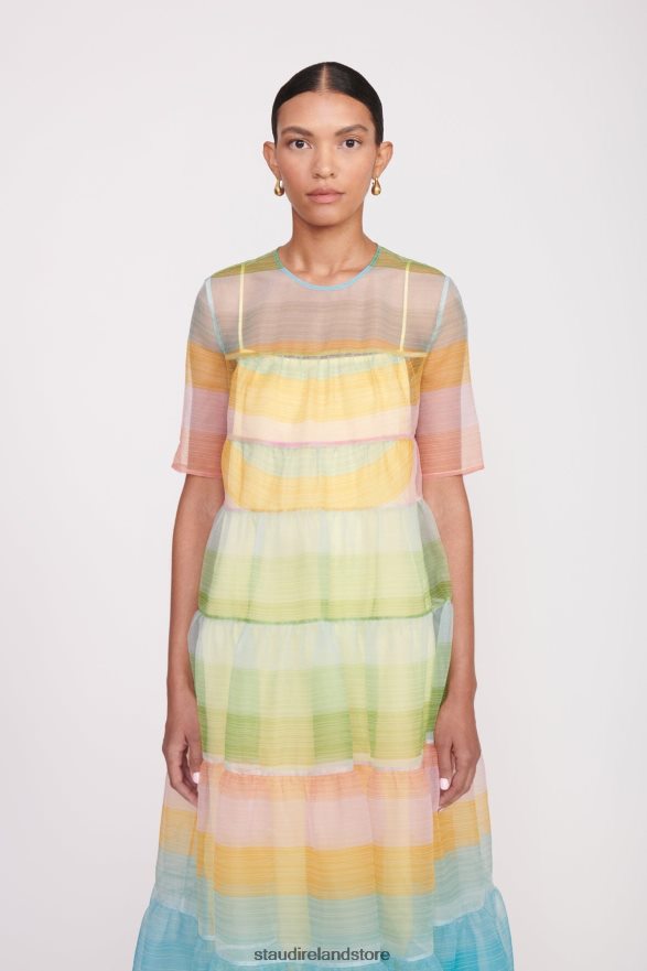 Women Clothing Coastal Ombre STAUD HYACINTH DRESS H8RLPJ100