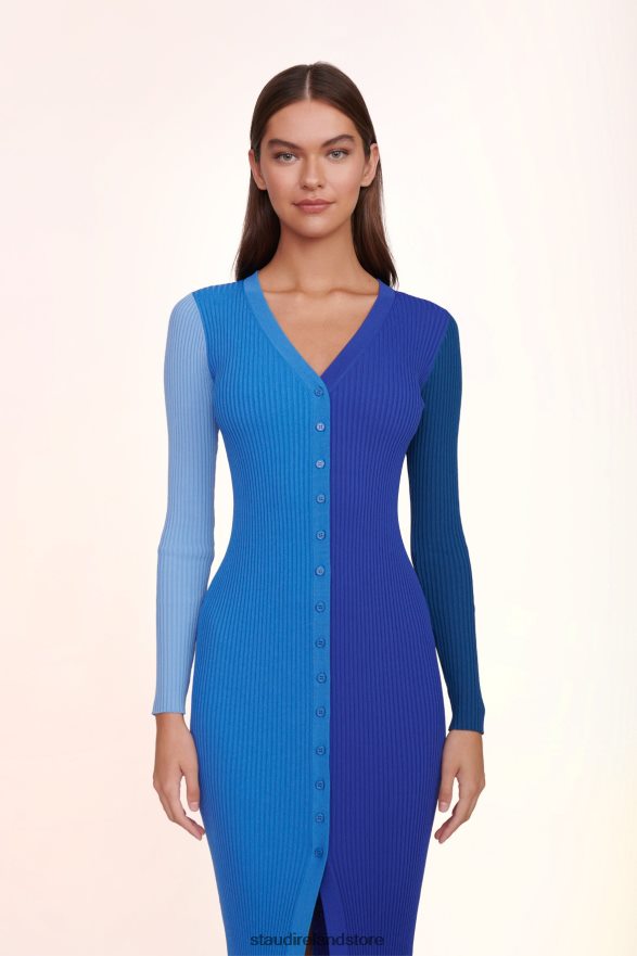 Women Clothing Cobalt Multi STAUD SHOKO SWEATER H8RLPJ116