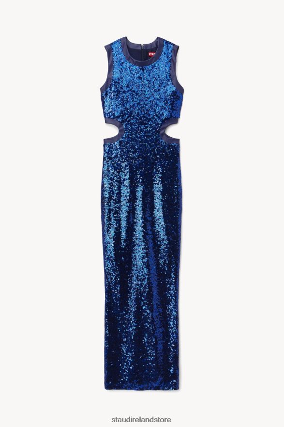 Women Clothing Cobalt Sequins STAUD DOLCE DRESS H8RLPJ192