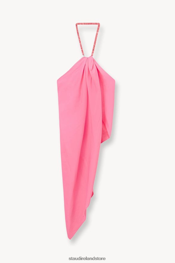 Women Clothing Coral Pink STAUD DESIREE TOP H8RLPJ318