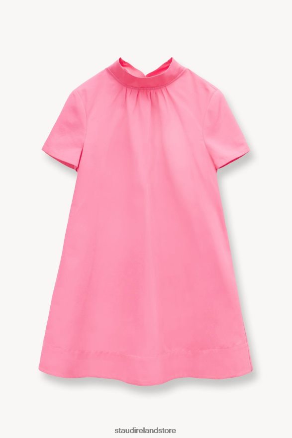 Women Clothing Coral Pink STAUD MINI ILANA DRESS H8RLPJ140