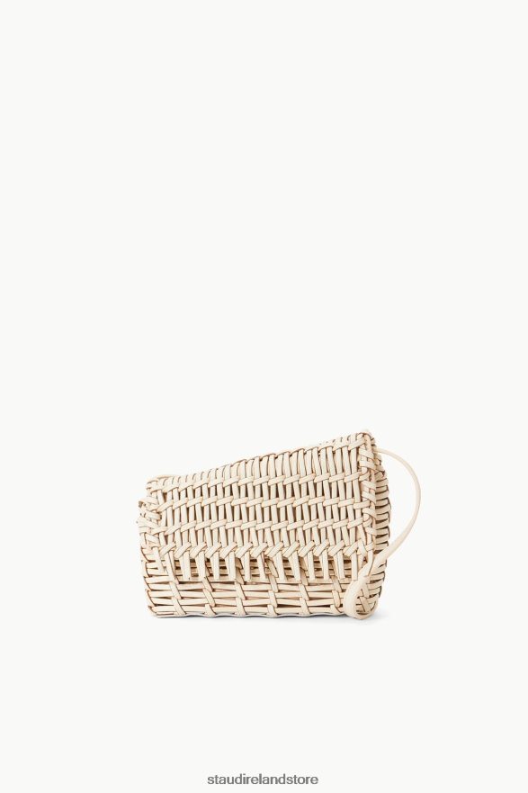 Women Clothing Cream STAUD ACUTE WOVEN CROSSBODY BAG H8RLPJ703