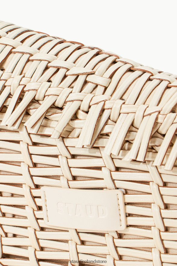 Women Clothing Cream STAUD ACUTE WOVEN CROSSBODY BAG H8RLPJ703