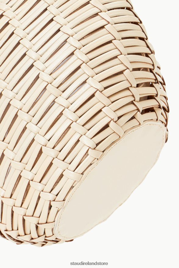 Women Clothing Cream STAUD ANOUK WOVEN CROSSBODY BAG H8RLPJ649
