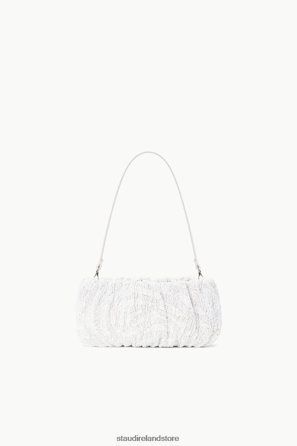 Women Clothing Cream Swirl STAUD BEADED BEAN BAG H8RLPJ679