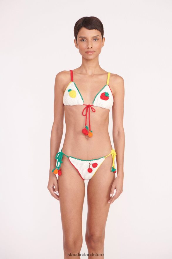 Women Clothing Crochet Fruit STAUD CROCHET BIKINI BOTTOM H8RLPJ588