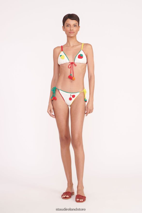 Women Clothing Crochet Fruit STAUD CROCHET BIKINI TOP H8RLPJ589