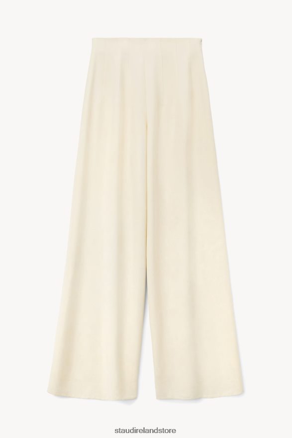 Women Clothing Ecru STAUD CALEB PANT H8RLPJ509