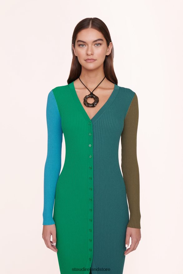 Women Clothing Fern Multi STAUD SHOKO SWEATER H8RLPJ119