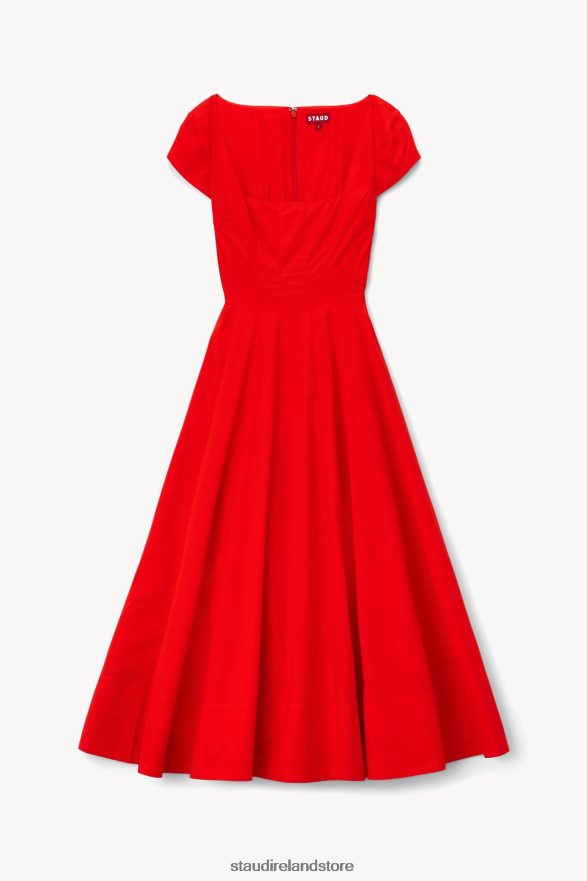 Women Clothing Fire STAUD SHORT SLEEVE WELLS DRESS H8RLPJ97