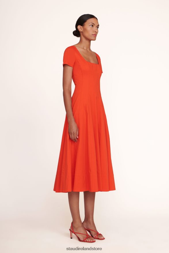 Women Clothing Fire STAUD SHORT SLEEVE WELLS DRESS H8RLPJ97