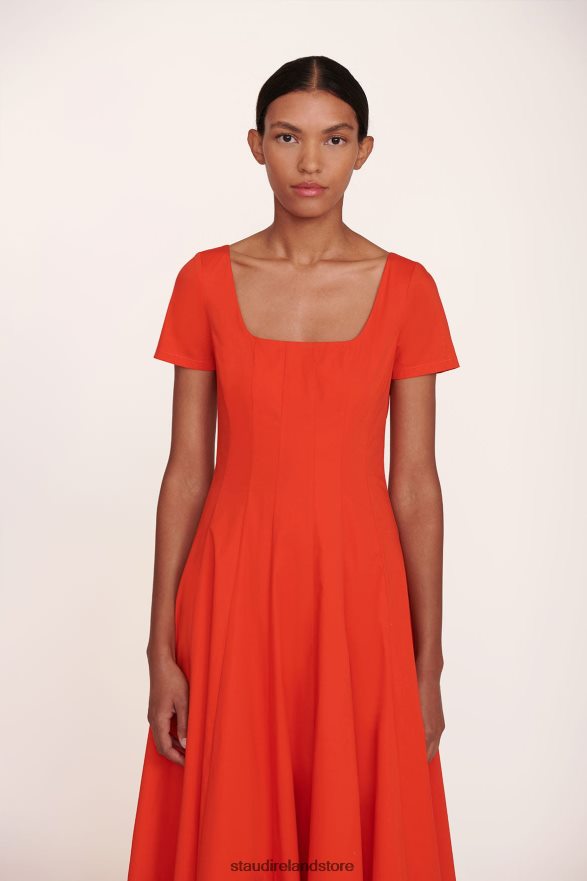 Women Clothing Fire STAUD SHORT SLEEVE WELLS DRESS H8RLPJ97