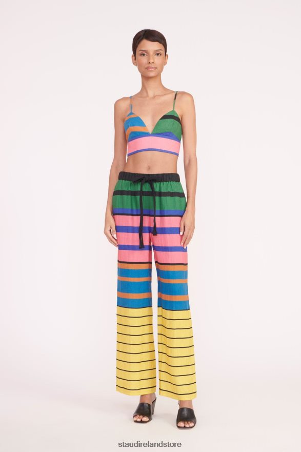 Women Clothing Formentera Stripe STAUD ALIZE PANT H8RLPJ514