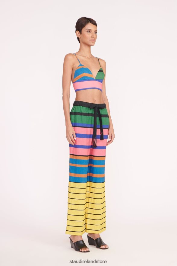 Women Clothing Formentera Stripe STAUD ALIZE PANT H8RLPJ514