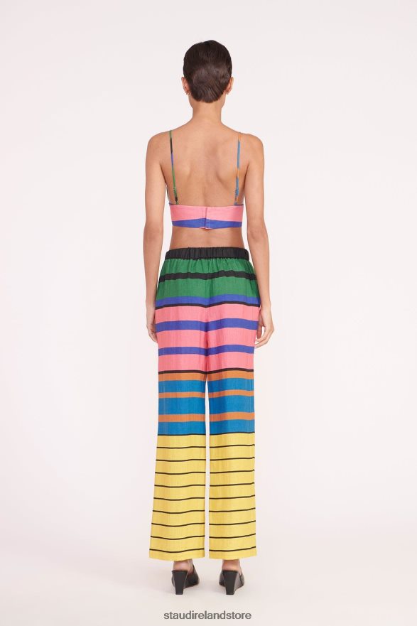 Women Clothing Formentera Stripe STAUD ALIZE PANT H8RLPJ514