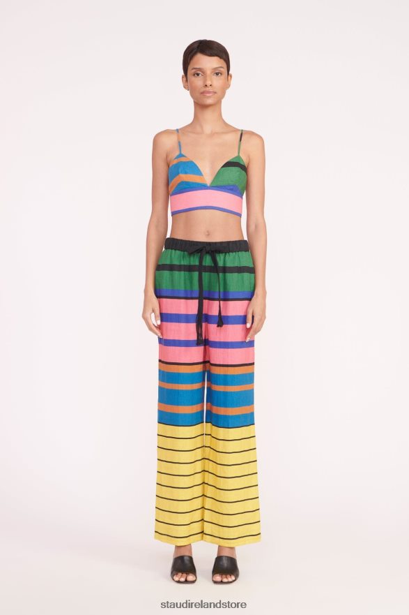 Women Clothing Formentera Stripe STAUD ALIZE PANT H8RLPJ514