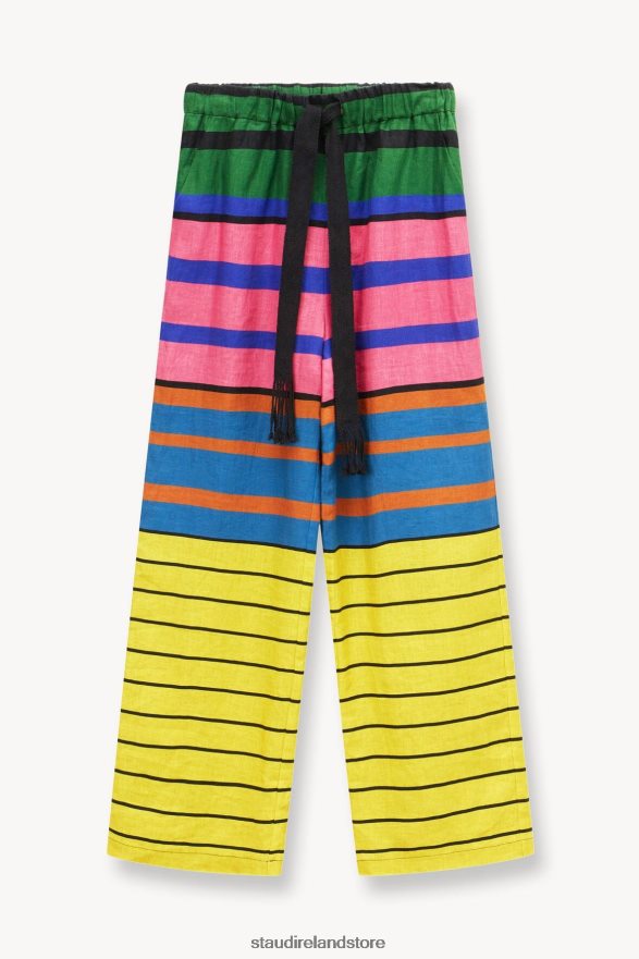 Women Clothing Formentera Stripe STAUD ALIZE PANT H8RLPJ514