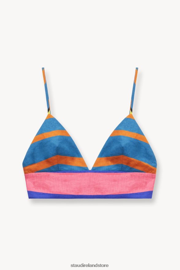 Women Clothing Formentera Stripe STAUD TATUM TOP H8RLPJ354