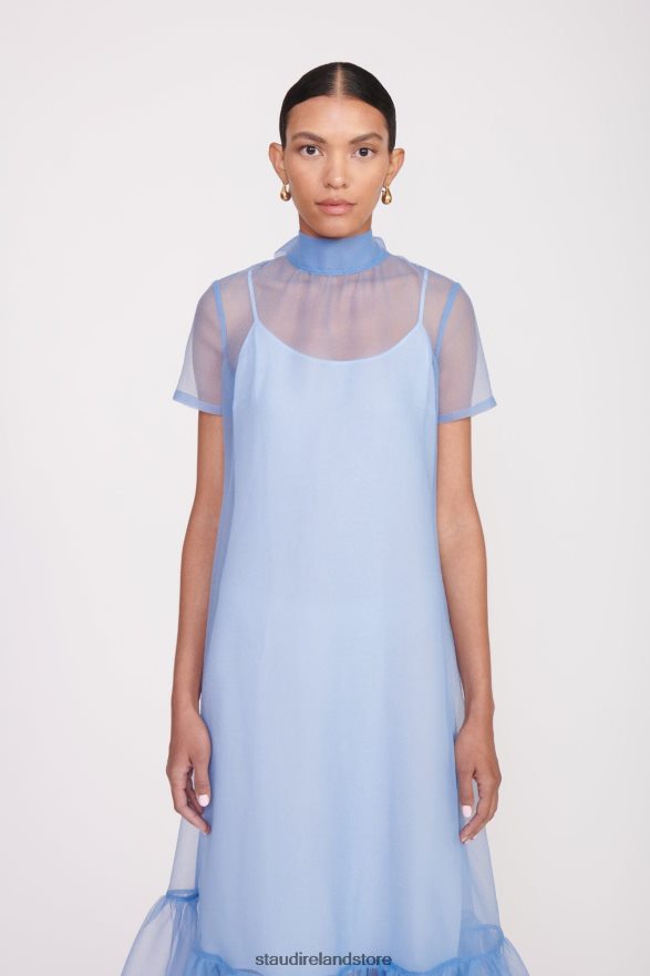 Women Clothing French Blue STAUD CALLUNA DRESS H8RLPJ78