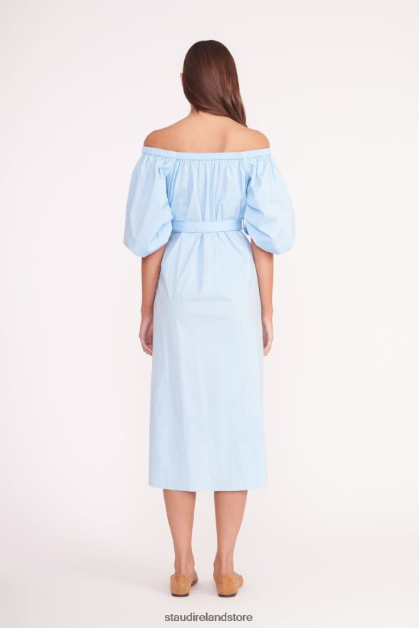 Women Clothing French Blue STAUD REESE DRESS H8RLPJ107