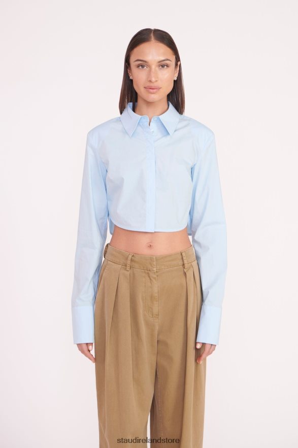 Women Clothing French Blue STAUD SENECA TOP H8RLPJ357