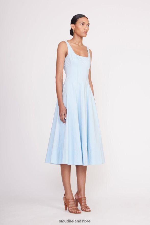 Women Clothing French Blue STAUD WELLS DRESS H8RLPJ51