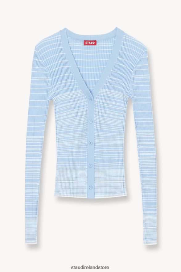 Women Clothing French Blue White STAUD CARGO SWEATER H8RLPJ572