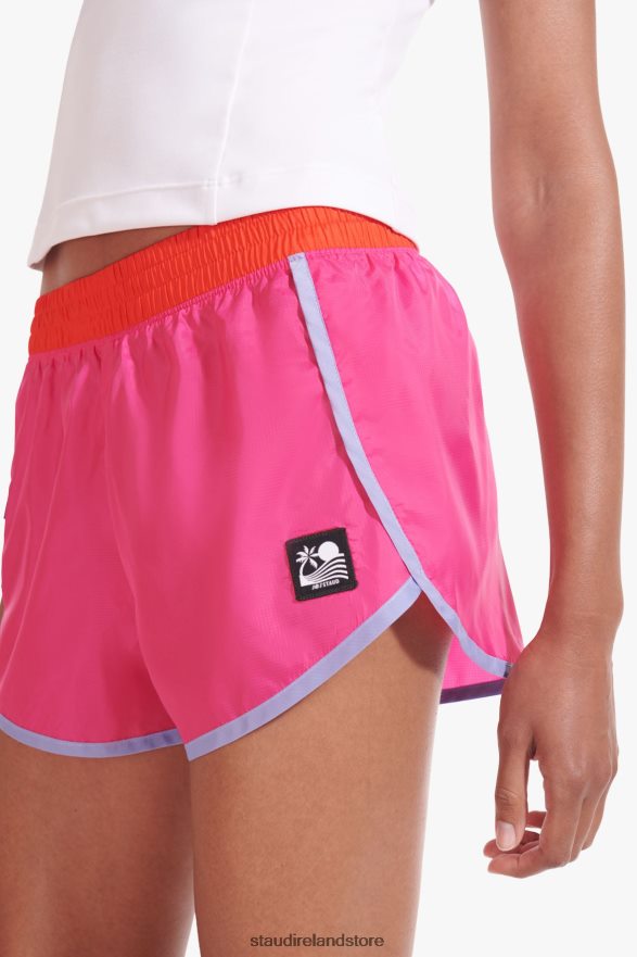 Women Clothing Fuchsia NB X STAUD NYLON RUN SHORT H8RLPJ566