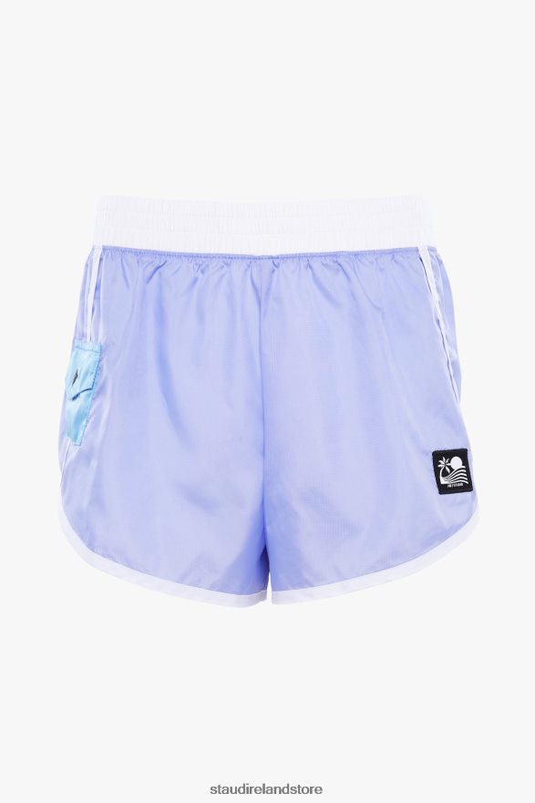Women Clothing Galaxy Purple NB X STAUD NYLON RUN SHORT H8RLPJ567