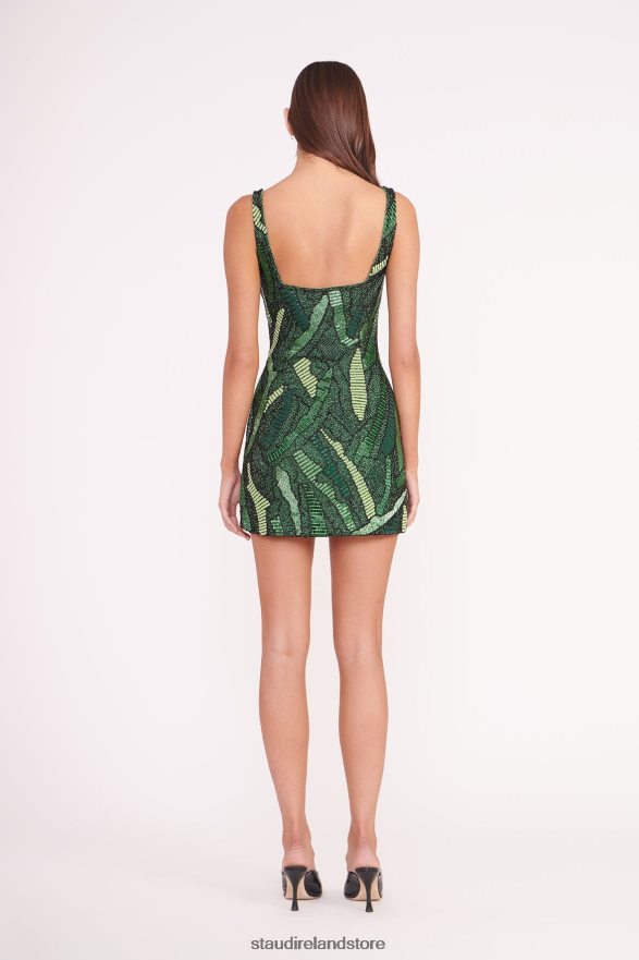 Women Clothing Green Palm STAUD LE SABLE DRESS H8RLPJ22