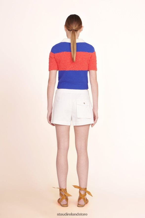 Women Clothing Hibiscus Atlantic Rugby Stripe STAUD SPENCER TOP H8RLPJ382