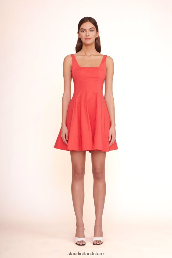 Women Clothing Hibiscus STAUD MINI WELLS DRESS H8RLPJ88