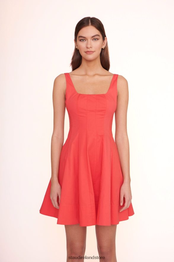 Women Clothing Hibiscus STAUD MINI WELLS DRESS H8RLPJ88