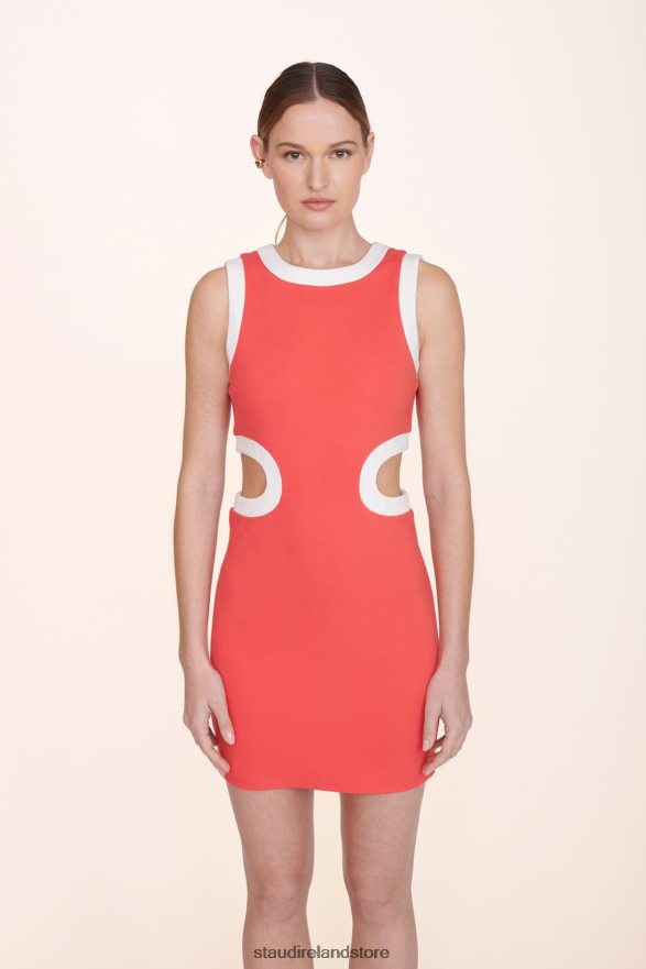 Women Clothing Hibiscus White STAUD MINI DOLCE DRESS H8RLPJ195