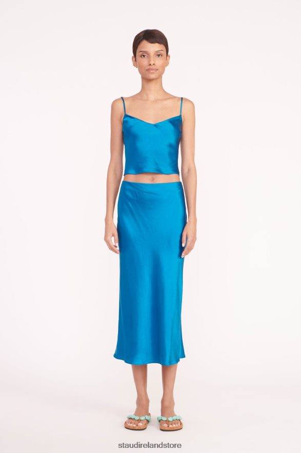 Women Clothing Island Blue STAUD ANGELA SKIRT H8RLPJ473