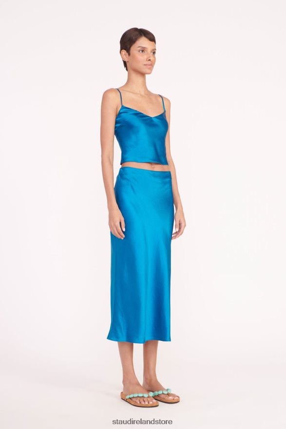 Women Clothing Island Blue STAUD ANGELA SKIRT H8RLPJ473