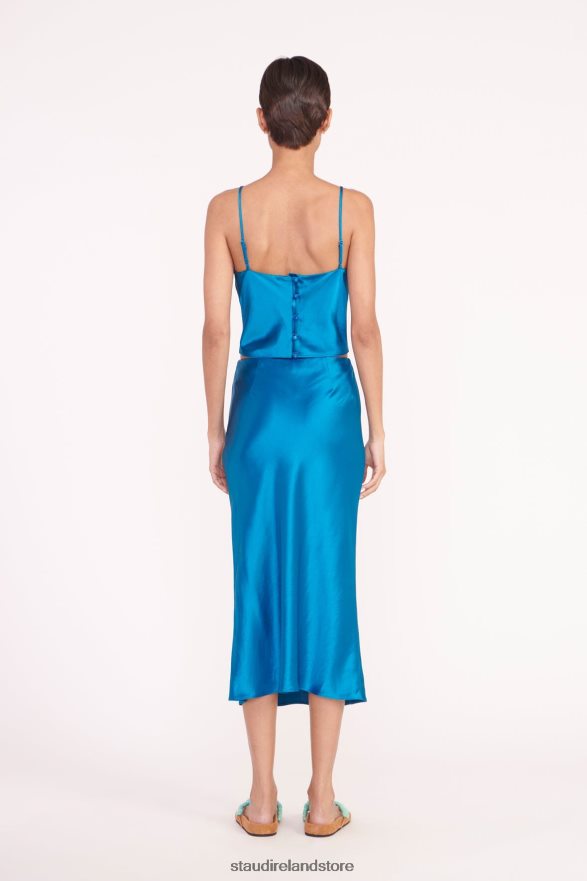 Women Clothing Island Blue STAUD ANGELA SKIRT H8RLPJ473