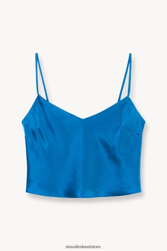 Women Clothing Island Blue STAUD GRACIE TOP H8RLPJ324