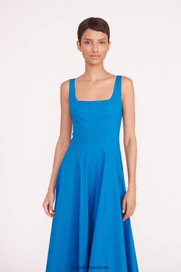 Women Clothing Island Blue STAUD WELLS DRESS H8RLPJ52