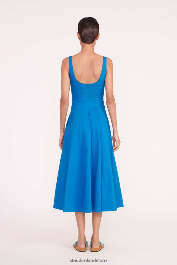 Women Clothing Island Blue STAUD WELLS DRESS H8RLPJ52