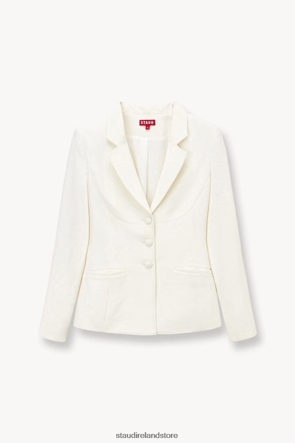 Women Clothing Ivory STAUD CARSON BLAZER H8RLPJ619