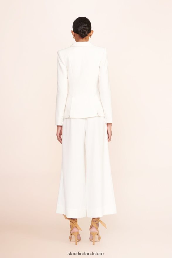 Women Clothing Ivory STAUD CROPPED CALEB PANT H8RLPJ528