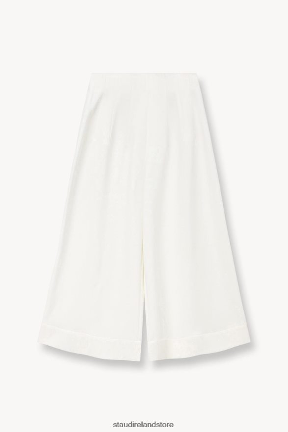 Women Clothing Ivory STAUD CROPPED CALEB PANT H8RLPJ528