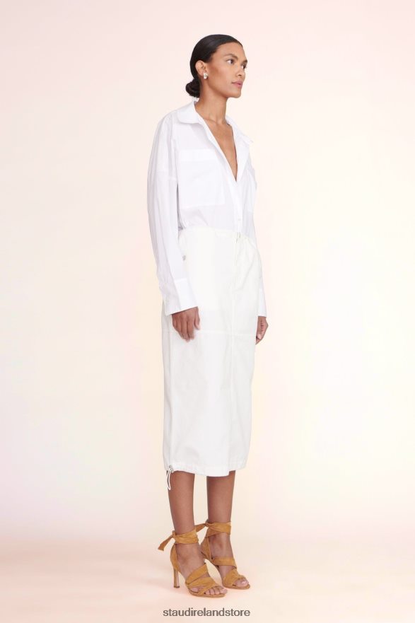 Women Clothing Ivory STAUD JUSTINE SKIRT H8RLPJ481
