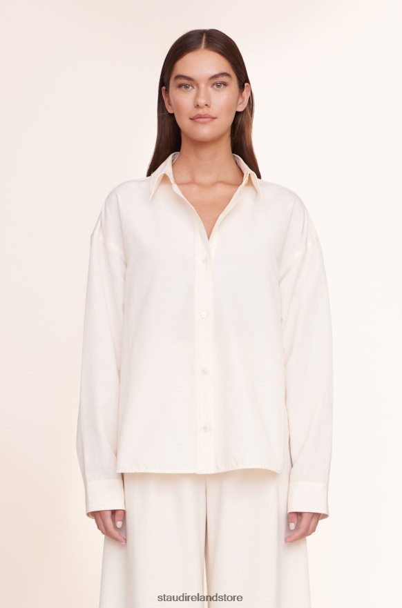 Women Clothing Ivory STAUD LEONORA OVERSIZED TOP H8RLPJ439