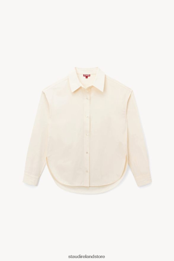 Women Clothing Ivory STAUD LEONORA OVERSIZED TOP H8RLPJ439