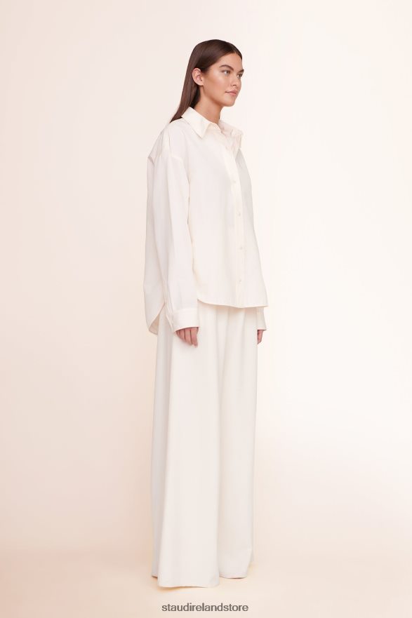 Women Clothing Ivory STAUD LEONORA OVERSIZED TOP H8RLPJ439