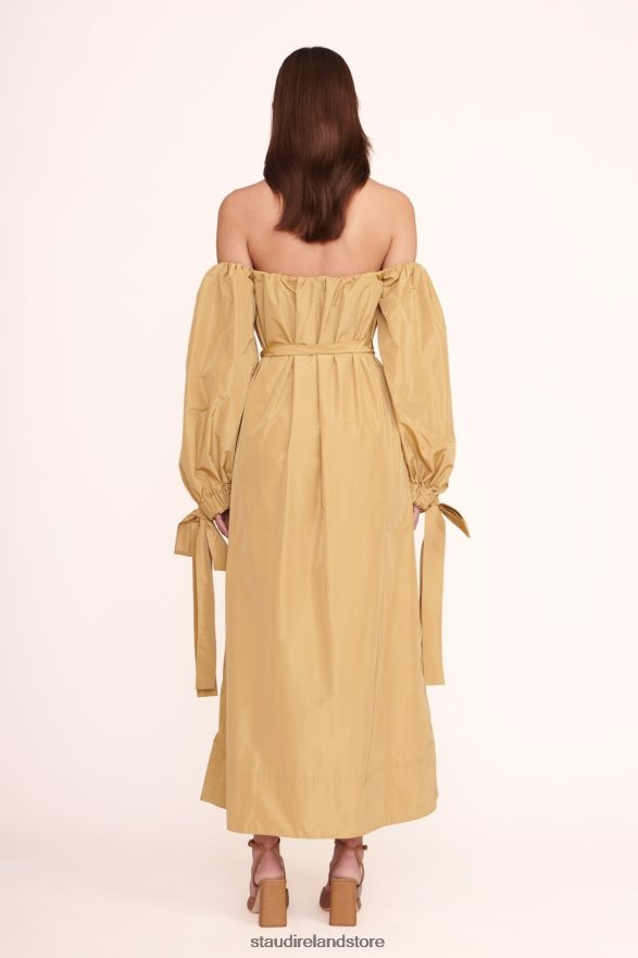 Women Clothing Khaki STAUD COLBY DRESS H8RLPJ208