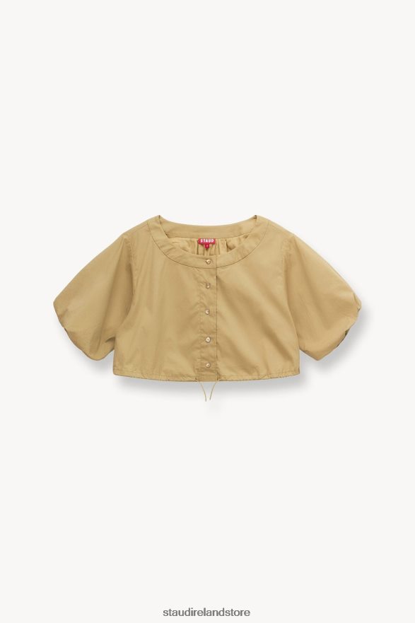 Women Clothing Khaki STAUD ELLINGTON TOP H8RLPJ329